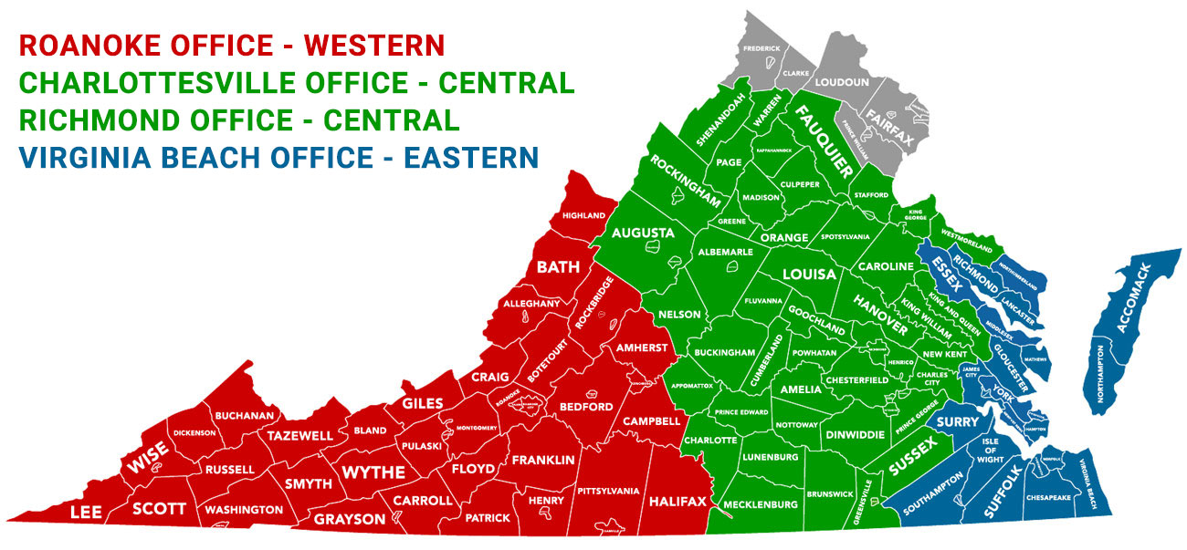 Lighting Virginia Territory Map - 2023